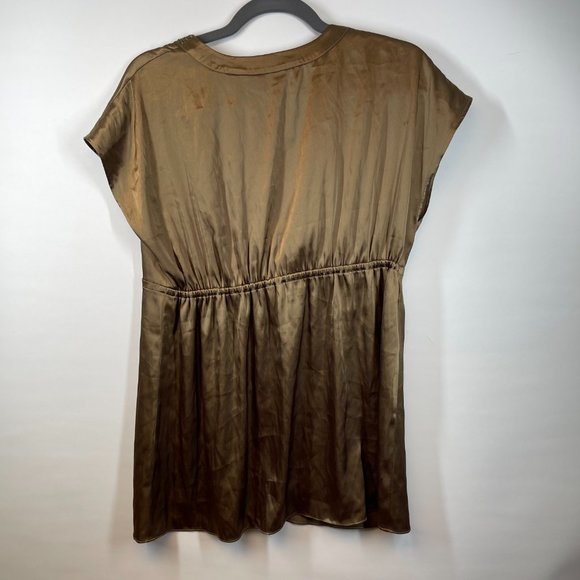 New York & Company Women's Sequin Grecian Style Embellished Blouse Size M - Picture 3 of 3